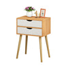 Bedside Table Cabinet Wooden Nightstand with Drawer Storage Bedroom Furniture