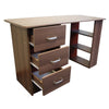 Computer Desk 3 Drawer PC Dressing Table Black White Beech Dark Walnut Redstone
