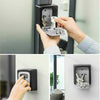 4 Digit Outdoor High Security Wall Mounted Key Safe Box Code Secure Lock-Storage