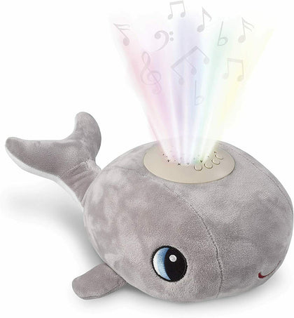 Animal Plush Toys LED Night Star Light Projector with Smooth Music for Babies