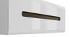 White Gloss Wall Cabinet Modern Storage Shelf Unit 1 Door Black Brown Azteca T