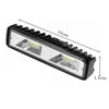 2Pcs 6 Inch 48W LED Work Lights Bar Flood Fog Lamp Offroad Driving Truck SUV ATV