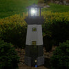 Large Solar Powered Lighthouse Rotating Led Bulb Garden Ornament Patio New Light