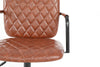 PU Leather Upholstered office chair computer desk study chair swivel adjustable