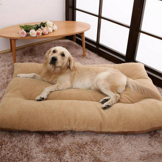 Bingo Paw Dog Bed Pet Lounger Deluxe Cushion for Crate Foam Soft - Large M L XL