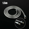 2020 Large High Pressure Rainfall Shower Head Hose Set Chrome Bath Water Saving