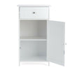 Bathroom Drawer Cabinet Wooden White Single Door Storage Cupboard Unit Christow