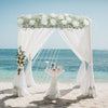 Artificial Arch Rose Flower Row Wedding Table Centerpiece Backdrop Arrangement
