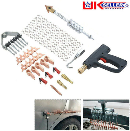 81X Dent Puller Welder Kit Car Body Dents Spot Repair Device Welding Tool UK