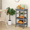 Rolling Kitchen Storage Trolley Cart Cupboard Island Stainless Steel Counter Top