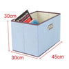 Foldable Fabric Storage Box with lid Drawer Toys/Books/Clothes Shelving Organise