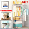 Clothes Rail Rack Garment Dress Shirts Hanging Display Stand Shoes-Storage Shelf
