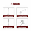 4 Arms Projector Ceiling Wall Mount Bracket LED LCD DLP Monitor Tilt Extendable
