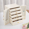 Mondeer Large Jewellery Box w/5 Drawers Cabinet Necklace Ring Bracelet Organizer