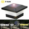 LED Solar Powered Deck Post Light Garden Cap Landscape Outdoor Fence Lights Lamp