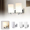 Single/Double Head Glass Indoor Wall Light Sconce Lamp +Free LED Bulb Warm White