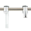 Perfect Chrome Shower Kit Adjustable Slider Riser Rail Bar Bracket with Fitting