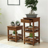 Vintage Bedside Cabinet Table Nightstand Shelves Bedroom Furniture with 1 Drawer