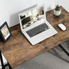 Small Computer Desk Vintage Industrial Furniture Rustic Writing Table Metal Leg