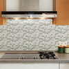 Peel and Stick Tile Kitchen Backsplash Mosaic Water Resistance Self Adhesive