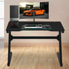120CM Gaming Desk Computer Table PC Laptop Racing Gamer Home Office Z-Shaped