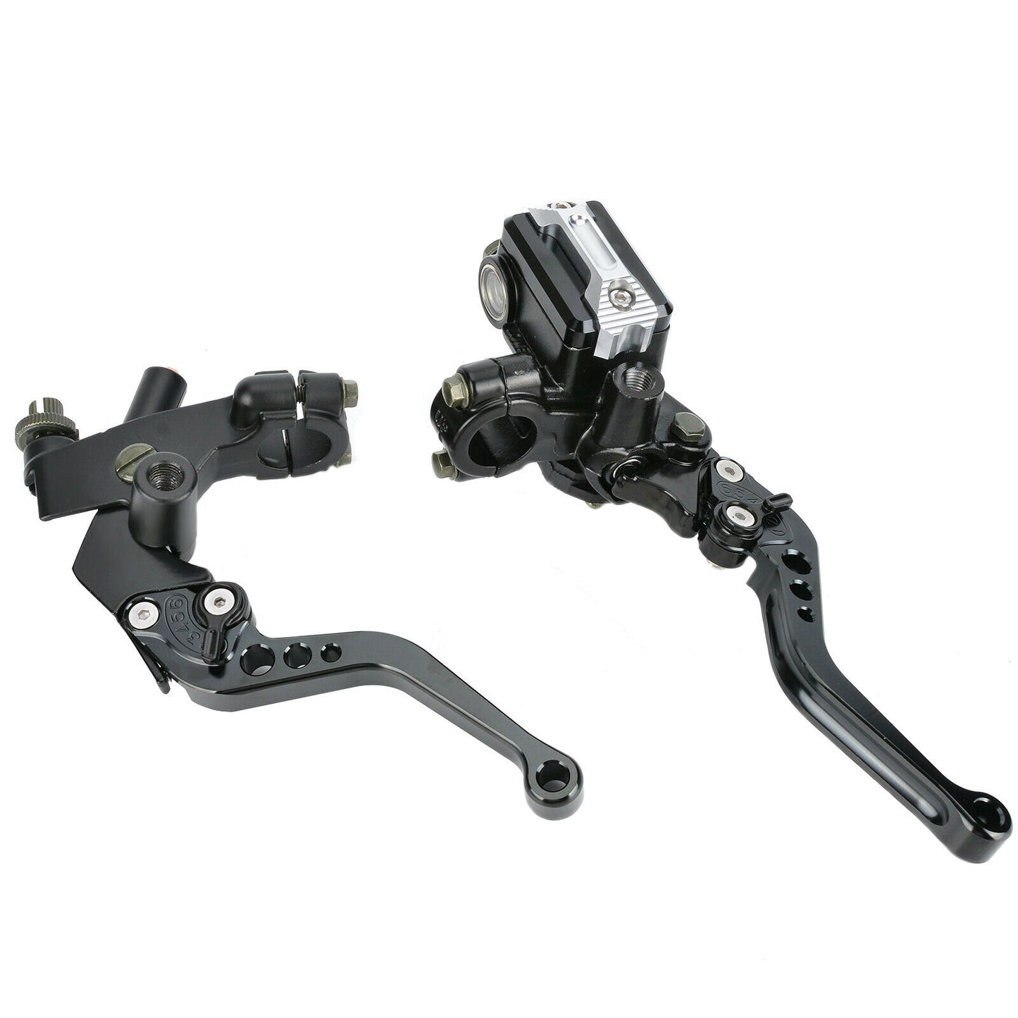 7/8'' Motorcycle Motorbike Front Brake Clutch Master Cylinder Lever Reservoir UK