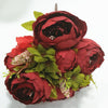 13 Heads Silk Peony Artificial Flowers Peony Wedding Bouquet Home Party Decor