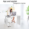 Rotating Corner Computer Desk L-shaped PC Table Workstation Home Office Study