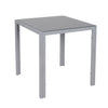 Dining Table Tempered Glass Top Metal legs Dining Room Kitchen Restaurant Square