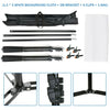 Adjustable Photo Backdrop Support Stand Kit Studio Background White Screen + Bag
