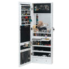 Jewellery Cabinet Mirror Door Hanging Wall Mounted Jewellery Storage UK