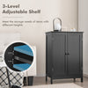 Bathroom Floor Cabinet Wooden Free Standing Storage Cupboard Display Organiser