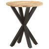 Industrial Side Table Rustic Solid Mango Wood Plant Stand Bedside Nightstand End