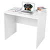 White Gloss Compact PC Computer Desk Home Office Study Workstation Laptop Table