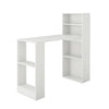 110cm Computer Desk With Shelves Writing Study Table Office Corner Study Home U