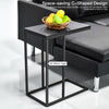 Sofa Side Table C-Shaped Coffee Snack Table Laptop Stand Over Bed End Table