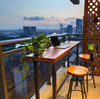 1x Breakfast Bar Stools Seat Industrial Retro Vintage Kitchen Dining Chair Wood