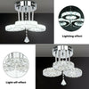 Modern Round LED 3Ring Pendant Ceiling Light Fixture Home Diner Hotel Chandelier
