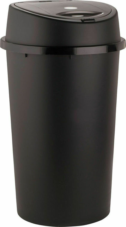 45L BLACK TOUCH TOP BIN / DUSTBIN / RUBBISH BIN / KITCHEN / HOME / PLASTIC.