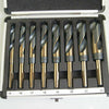 8PC High Speed Steel Cobalt Blacksmith Drill Bit Reduced Shank Drill Set 14-25MM