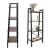 4 Tier Ladder Shelves Display Cabinet Bookshelf Unit Home Living Room Furniture
