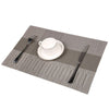 Set of 12 Placemats Washable Woven PVC Table Mats for Dining Kitchen Table