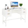 Home Office Desk Computer Desk Study Writing Table PC Workstation W/ 4 Drawers