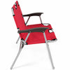 2 Seater Folding Camping Chair Garden Patio Lounger Bench Seat Garden Patio Outd