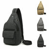 Men's Chest Pack Cross Body Bag Sling Shoulder Backpack Single Strap Rucksack