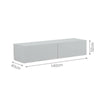 140cm Modern Wall Mounted TV Cabinet Furniture Entertainment Body Floating Unit