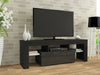 Modern Black TV Unit Cabinet Stand Entertainment High Gloss Door TV Table Desk