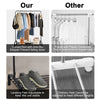 UK 4ft Heavy Duty Clothes Rail Home Shop Garment Hanging Coat Display Stand Rack