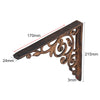 2X Vintage Wall Shelf Brackets Cast Iron Antique Pattern Bracket & Frame Screws