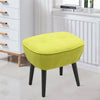 Modern Fabric Sofa Stool Upholstered Foot Rest Padded Seat Accent Chairs Lounge